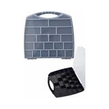 Karokstore 20 Bölmeli Organizer, Küçük Parçalar Saklama Kutusu, Şeffaf Plastik Alet Düzenleyici Saklama Kutusu Vidalar, Cıvatalar, Çiviler, Boncuk Için Avandanlık Siyah