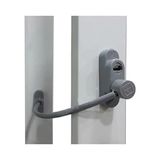 Karokstore 5 Adet Çelik Halatlı Pvc Pencere Çocuk Emniyet Kilidi Gri - standart