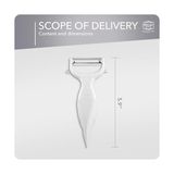 Karokstore Börner 6 Başlıklı Beyaz Garnitür Soyacak Seti