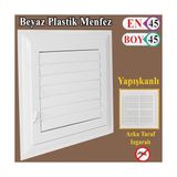 Karokstore Made 45 x 45 cm Banyo Wc Havalandırma Menfezi Panjur