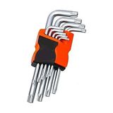 Karokstore YL-008 9 Parça Çift Taraflı Torx Alyan Allen 9 Parça Yıldız Anahtar Takımı 1410 - standart