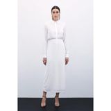 Karolin Midi Etek - Ekru - 36