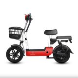 KAROVAL KITTY KIRMIZI/BEYAZ ELEKTRİKLİ BİSİKLET