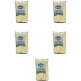 Karpak Kağıtlı Sargılı Beyaz Tek Kullanımlık Düz Pipet Kamış 23 Cm. - 200 Adetlik 5 Paket