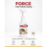 KARPAKS Force Leke Sökücü Sprey 750 ml Halı Koltuk Kumaş Araç İçi Yağ ve Sarı Leke Temizleyici