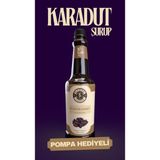 Karpe Coffee Karadut Kokteyl, Pasta ve Kahve Şurubu Yüksek Aroma 750 ml (Black Mulberry Cocktaıl Syrup)