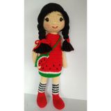 Karpuz Bebek Amigurumi Organik Oyuncak