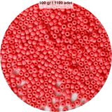 Karpuz Pembesi Renk 4 Mm Yaklaşık 1100 Adet / 100 Gram Cam Boncuk Oya Yazma Bileklik Ve Kolye