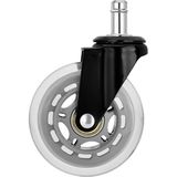Karr Gaming S-Wheels Motion Silikon Oyuncu Koltuğu Tekeri 75MM - Gri | Ofis Koltuk Tekeri | Ultra Sessiz Sandalye Tekeri