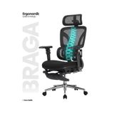 Karr Office Braga Ergonomik Çalışma Koltuğu - Siyah