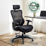 Karr Office Mostar Dayanıklı Çalışma Koltuğu Siyah File Sırt Yüzeyi ve 360 Derece Dönme Mekanizması