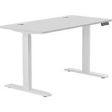 Karr Office O-Flex Çift Motorlu Elektrikli Yükseklik Ayarlı 160×80 Beyaz Ayak Beyaz Tabla Çalışma Masası