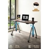 Karr Office O-Flex Oak Yükseklik Ayarlı Çalışma Masası - Ceviz