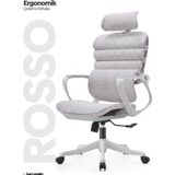Karr Office Rosso Ergonomik Çalışma Koltuğu - Sabit Kolçak - Beyaz