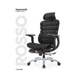 Karr Office Rosso Ergonomik Çalışma Koltuğu - Siyah