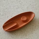 Karra Art El Yapımı Beton Puro Küllüğü – Oval Modern Tasarım Kiremit