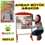 Karsan Ahşap Büyük 100'Lü Abaküs