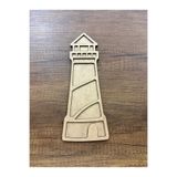 Karsan Mozaik 11,5X28CM Deniz Feneri Figür Ham Ahşap Boyanabilir Hobi Malzeme