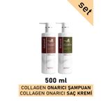Karseell Argan Yağlı Nemlendirici Onarıcı Şampuan 500 ml + Derinlemesine Onarıcı Saç Kremi 500 ml