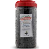 Karşı Köyden grurme Serisi Doğal Fermente Yuvarlama Siyah Zeytin (1000 gr - Pet Kavanoz) - 1 kg