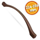 Kartaca 224-256 Mm Eskitme Antik Bakır Metal Mobilya Mutfak Çekmece Dolap Kulpu Kulbu Kulpları