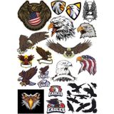 Kartal Eagle Sticker Set-17 17 Parça Telefon, Tablet, Defter, Laptop Sticker
