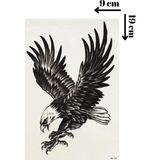 Kartal Geçici Dövme Şablonu - FF037