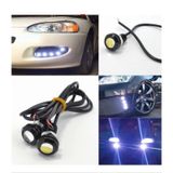 Kartal Gözü 22Mm Kafa Çapı Ayna Altı Oto Led Bir Cift 2 Adet Kırmızı