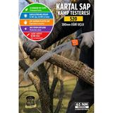 Kartal Saplı 380Mm Eğri Uçlu Kamp Testeresi Budama Dal Kesme Testere Profesyonel 65Mn Çelik