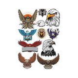 Kartal Sticker Set-2 11 Parça Telefon, Tablet, Defter, Laptop Sticker