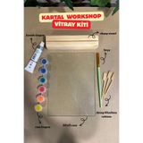 Kartal Workshop Vitray Boyama Seti Hobi Kiti Su Bazlı Boyalar - Gül
