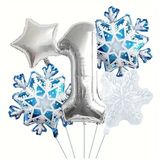 Kartanesi 1 Yaş Rakam Folyo Balon Set
