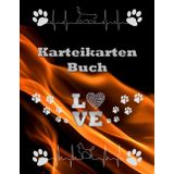 Karteikarten Buch Katzensalon Hundesalon Karteikartenbuch Mobiler Tierfriseur Tiersalon Hundefriseur Katzenfriseur Hunde Katzen Friseur für Kleintiere ... dokumentieren der Kundendaten Feuer04