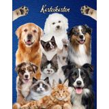 Karteikarten Buch Katzensalon Hundesalon Karteikartenbuch Mobiler Tierfriseur Tiersalon Hundefriseur Katzenfriseur Hunde Katzen Friseur für Kleintiere ... notieren dokumentieren der Kundendaten 04D01