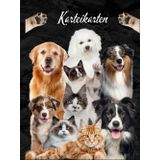 Karteikarten Buch Katzensalon Hundesalon Karteikartenbuch Mobiler Tierfriseur Tiersalon Hundefriseur Katzenfriseur Hunde Katzen Friseur für Kleintiere ... notieren dokumentieren der Kundendaten 04D07