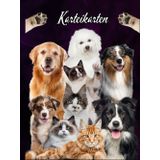 Karteikarten Buch Katzensalon Hundesalon Karteikartenbuch Mobiler Tierfriseur Tiersalon Hundefriseur Katzenfriseur Hunde Katzen Friseur für Kleintiere ... notieren dokumentieren der Kundendaten 04D10