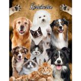 Karteikarten Buch Katzensalon Hundesalon Karteikartenbuch Mobiler Tierfriseur Tiersalon Hundefriseur Katzenfriseur Hunde Katzen Friseur für Kleintiere ... notieren dokumentieren der Kundendaten 04D23