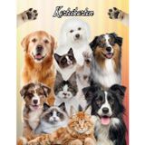 Karteikarten Buch Katzensalon Hundesalon Karteikartenbuch Mobiler Tierfriseur Tiersalon Hundefriseur Katzenfriseur Hunde Katzen Friseur für Kleintiere ... notieren dokumentieren der Kundendaten 04D24
