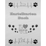 Karteikarten Buch Katzensalon Hundesalon Karteikartenbuch Mobiler Tierfriseur Tiersalon Hundefriseur Katzenfriseur Hunde Katzen Friseur für Kleintiere ... notieren dokumentieren der Kundendaten Grau02