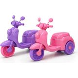 Kartelada Oyuncak 2'li Pembe Motor 16X11 cm