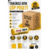 KARTEM TEHLİKELİ ATIK ÇÖP POŞETİ 80X110