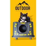 kartepe Kedi Evi Outdoor XL Yağmura Soğuğa Dayanıklı