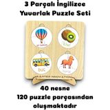 Karter İnovasyon Ahsap Ingilizce Kavram Ögrenme Seti, Ingilizce Meyveler, Ingilizce Hayvanlar, Ulasim Aracları