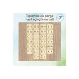 Karter İnovasyon Alfabe Esleme Kartlari, Ahsap Esleme Kartlari, Ahsap Harf Esleme, Montessori Egitici Kartlar