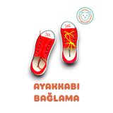 Karter İnovasyon Ayakkabı Bağlama, Ayakkabı Bağlamayı Öğreten Ahşap Ayakkabı Çifti