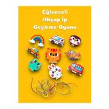 Karter İnovasyon Ip Geçirme Oyunu,montessori Ahşap Ip Geçirme Oyunu,eğlenceli Motor Beceri Oyuncağı