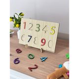 Karter İnovasyon Rakamlar,sayılar,rakamları Öğreniyorum,ahşap Oyuncak,eğitici Oyunak,montessori