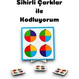 Karter İnovasyon Sihirli Çarklar Kodlama Oyunu,zeka Geliştirici Oyuncak,kodlama Oyunu,eğitici Oyuncak,ahşap Oyuncak