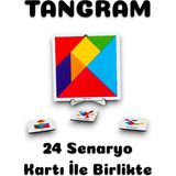 Karter İnovasyon Tangram, Mega Boy Ahşap Tangram, 7 Parça Ahşap Zeka ve Strateji Oyunu,