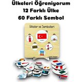 Karter İnovasyon Ülkeleri Öğreniyorum, Ülkeler ve Sembolleri, Ahşap Eğitici Oyuncak